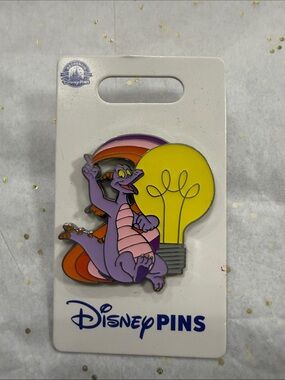 Disney Figment Enamel Pin — Yellow, Purple & Orange